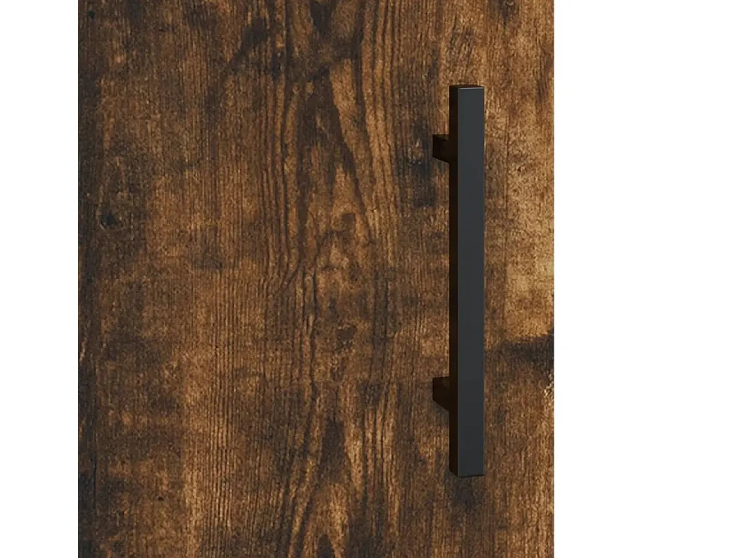 Aparador de madera contrachapada roble ahumado 34,5x34x180 cm