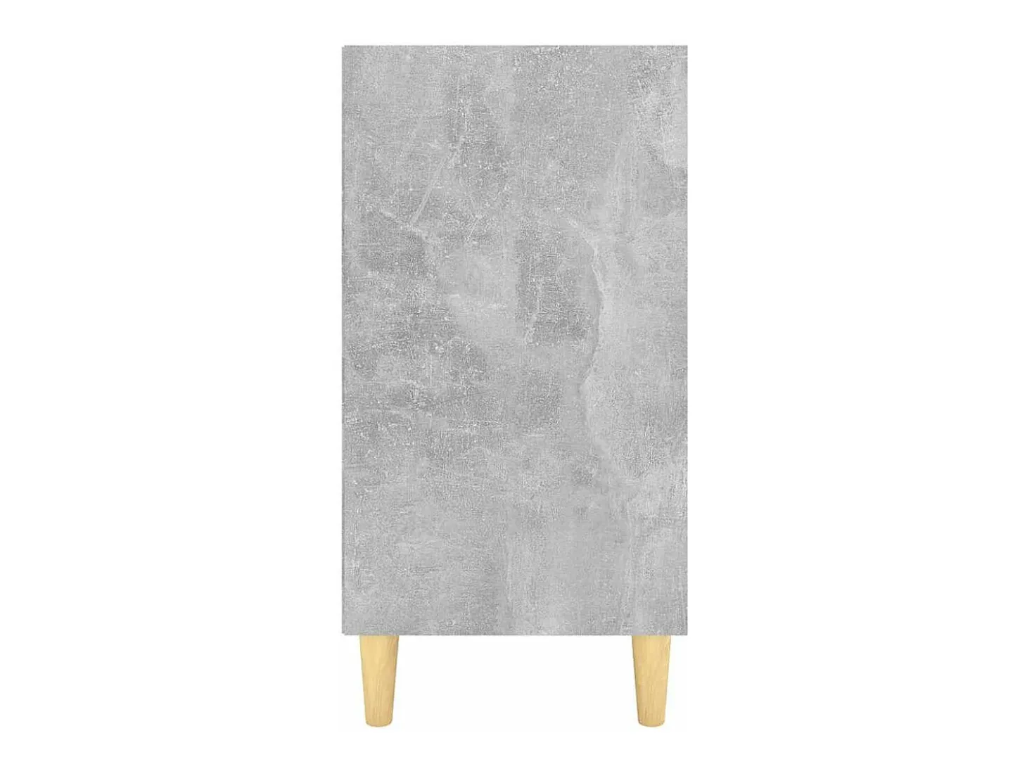 Aparador de madera contrachapada gris hormigón 103,5x35x70 cm