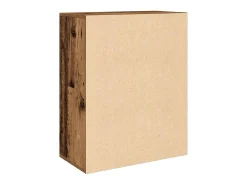 Aparador de madera contrachapada madera envejecida 60x30x75 cm