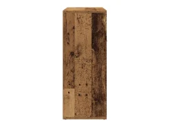Aparador de madera contrachapada madera envejecida 60x30x75 cm