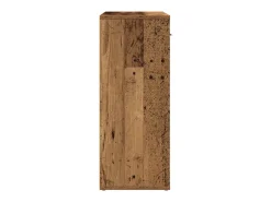Aparador de madera contrachapada madera envejecida 60x30x75 cm