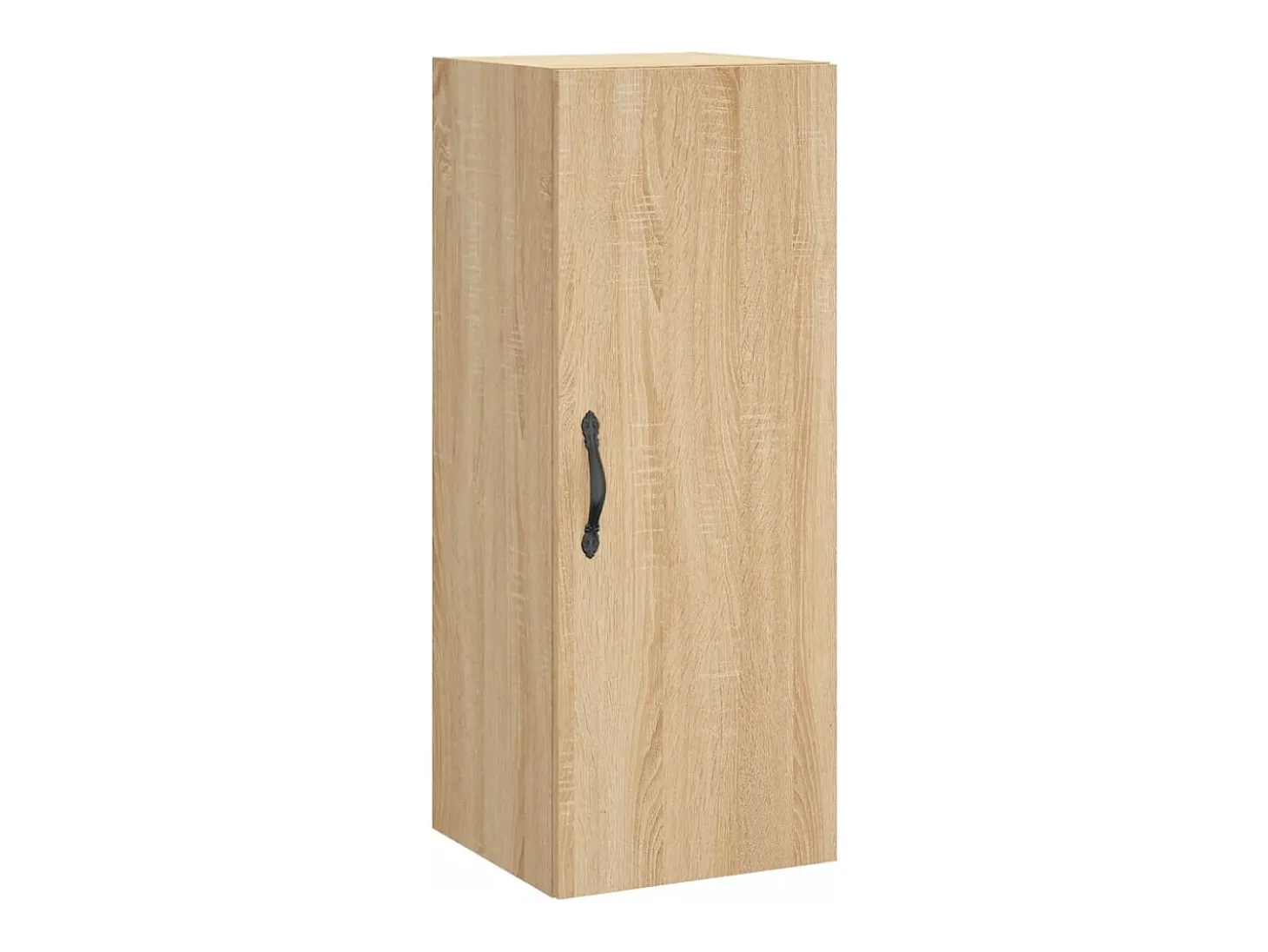 Aparador de madera contrachapada roble Sonoma 34,5x34x180 cm