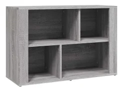 Aparador de madera contrachapada gris Sonoma 80x30x54 cm