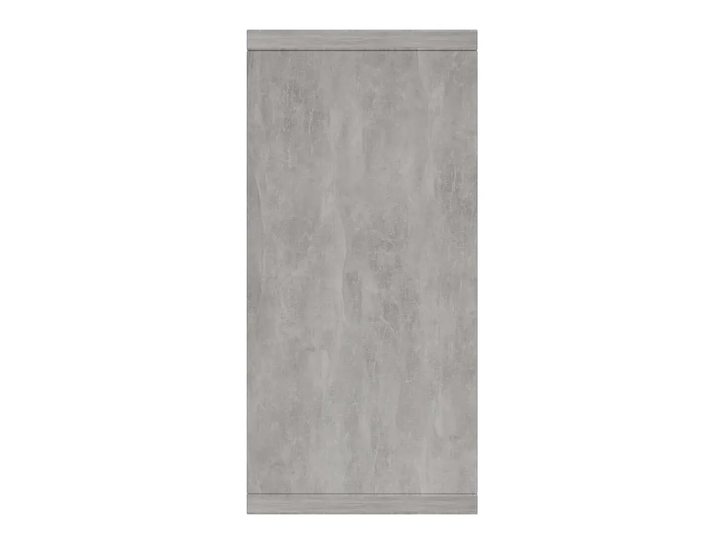 Aparador de madera contrachapada gris hormigón 88x30x65 cm