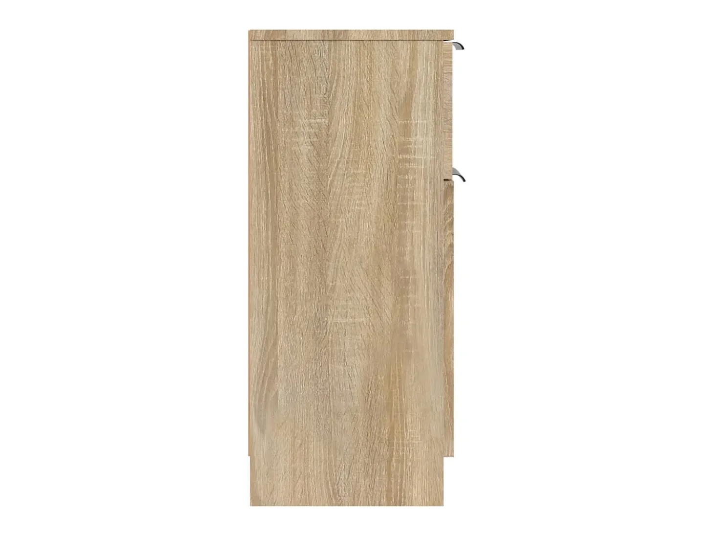 Aparador de madera contrachapada roble Sonoma 30x30x70 cm
