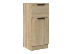 Aparador de madera contrachapada roble Sonoma 30x30x70 cm