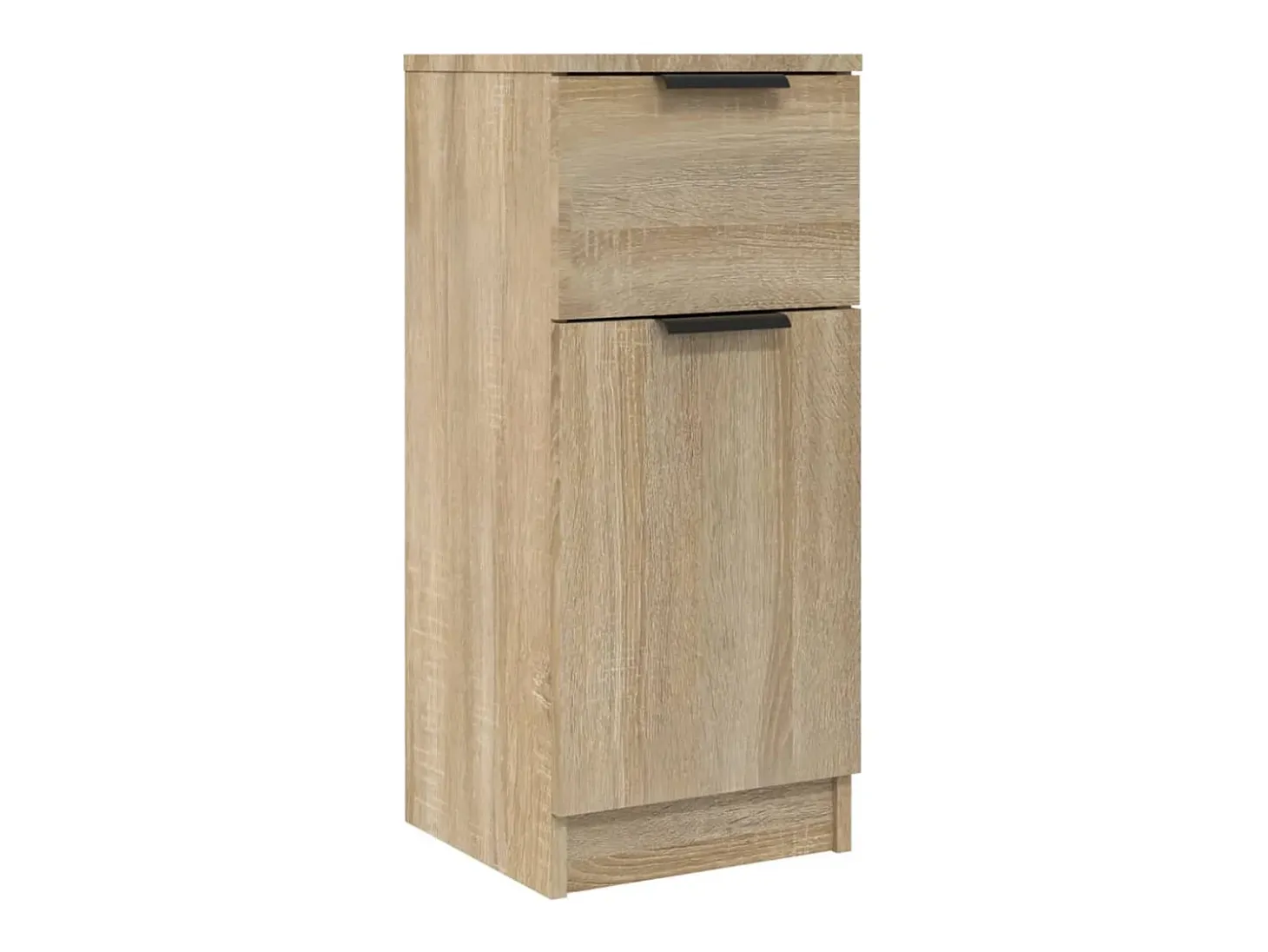 Aparador de madera contrachapada roble Sonoma 30x30x70 cm