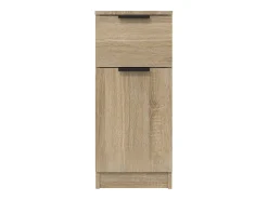Aparador de madera contrachapada roble Sonoma 30x30x70 cm