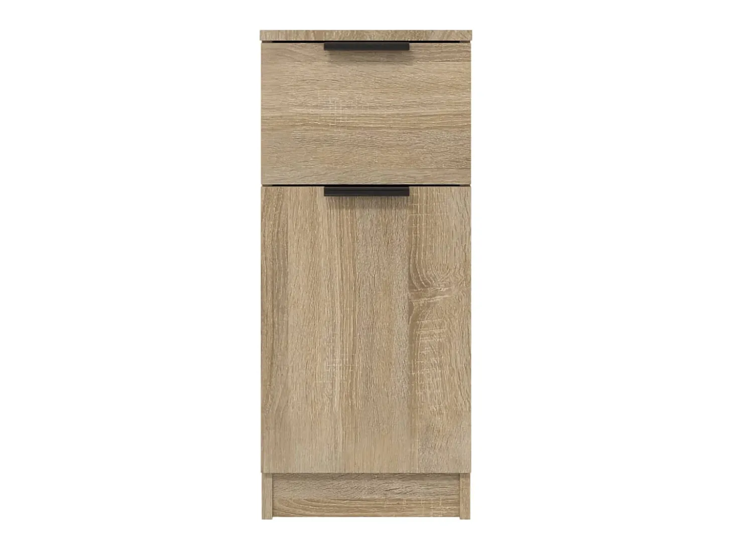 Aparador de madera contrachapada roble Sonoma 30x30x70 cm