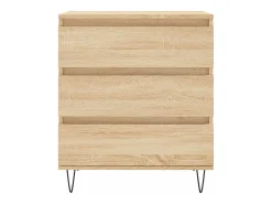 Aparador de madera contrachapada roble Sonoma 60x35x70 cm