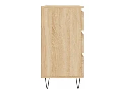 Aparador de madera contrachapada roble Sonoma 60x35x70 cm