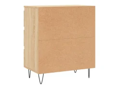 Aparador de madera contrachapada roble Sonoma 60x35x70 cm