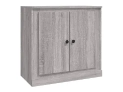 Aparador de madera contrachapada gris Sonoma 70x35,5x67,5 cm ES71748