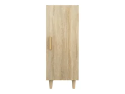 Aparador de madera contrachapada roble Sonoma 34,5x34x90 cm