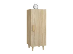Aparador de madera contrachapada roble Sonoma 34,5x34x90 cm