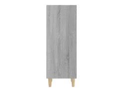 Aparador de madera contrachapada gris Sonoma 34,5x32,5x90 cm