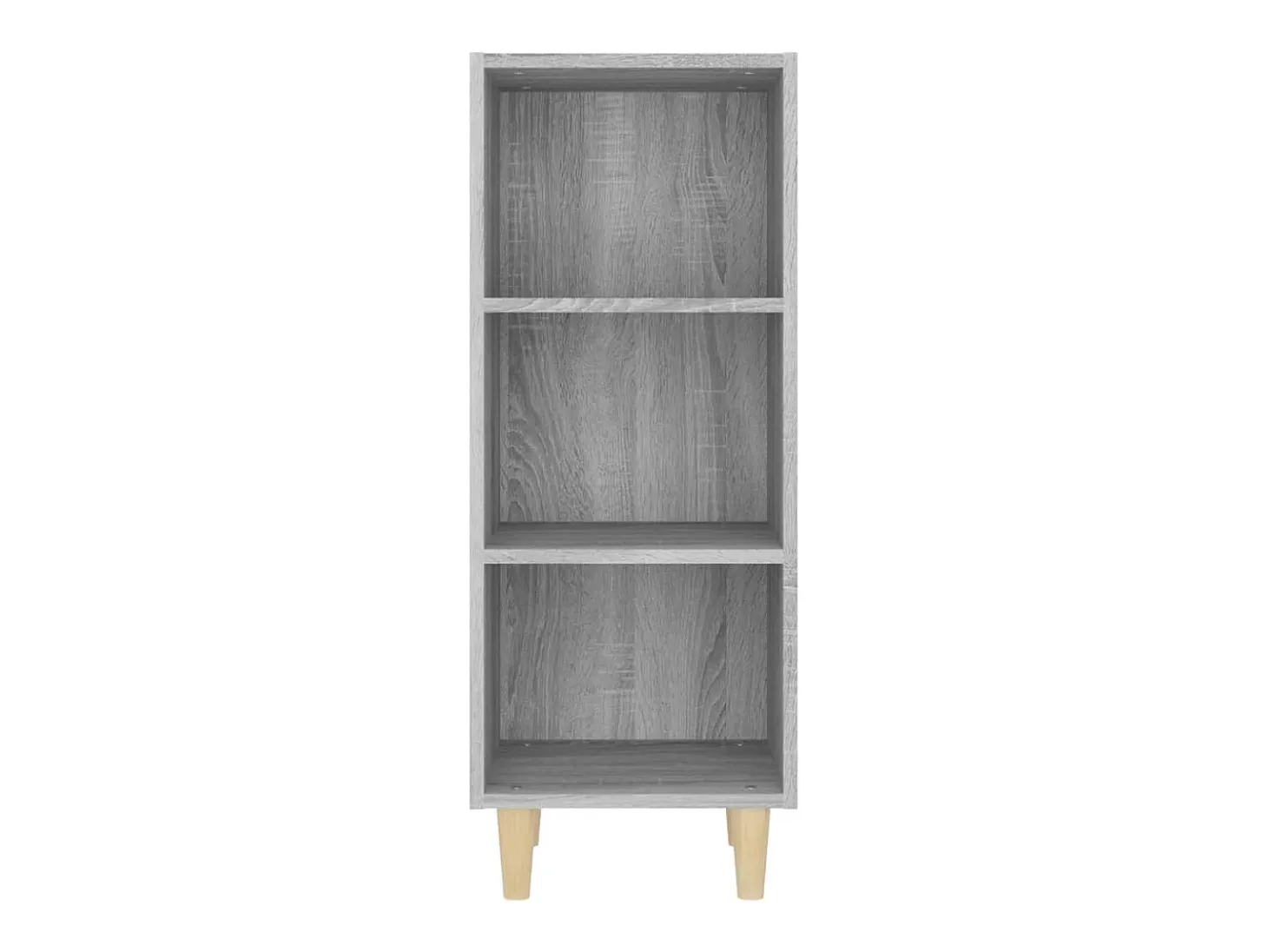 Aparador de madera contrachapada gris Sonoma 34,5x32,5x90 cm