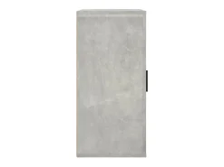 Aparador de madera contrachapada gris hormigón 40x33x70 cm