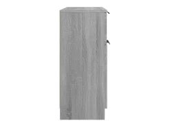Aparador de madera contrachapada gris Sonoma 60x30x70 cm