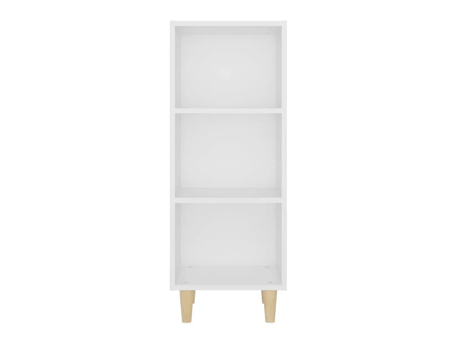 Aparador de madera contrachapada blanco 34,5x32,5x90 cm ES37627