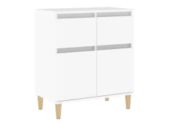 Aparador de madera contrachapada blanco 60x35x70 cm ES61263