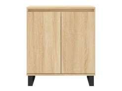 Aparador de madera contrachapada roble Sonoma 60x35x70 cm ES82476