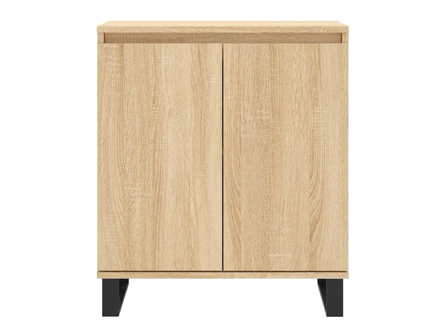 Aparador de madera contrachapada roble Sonoma 60x35x70 cm ES82476
