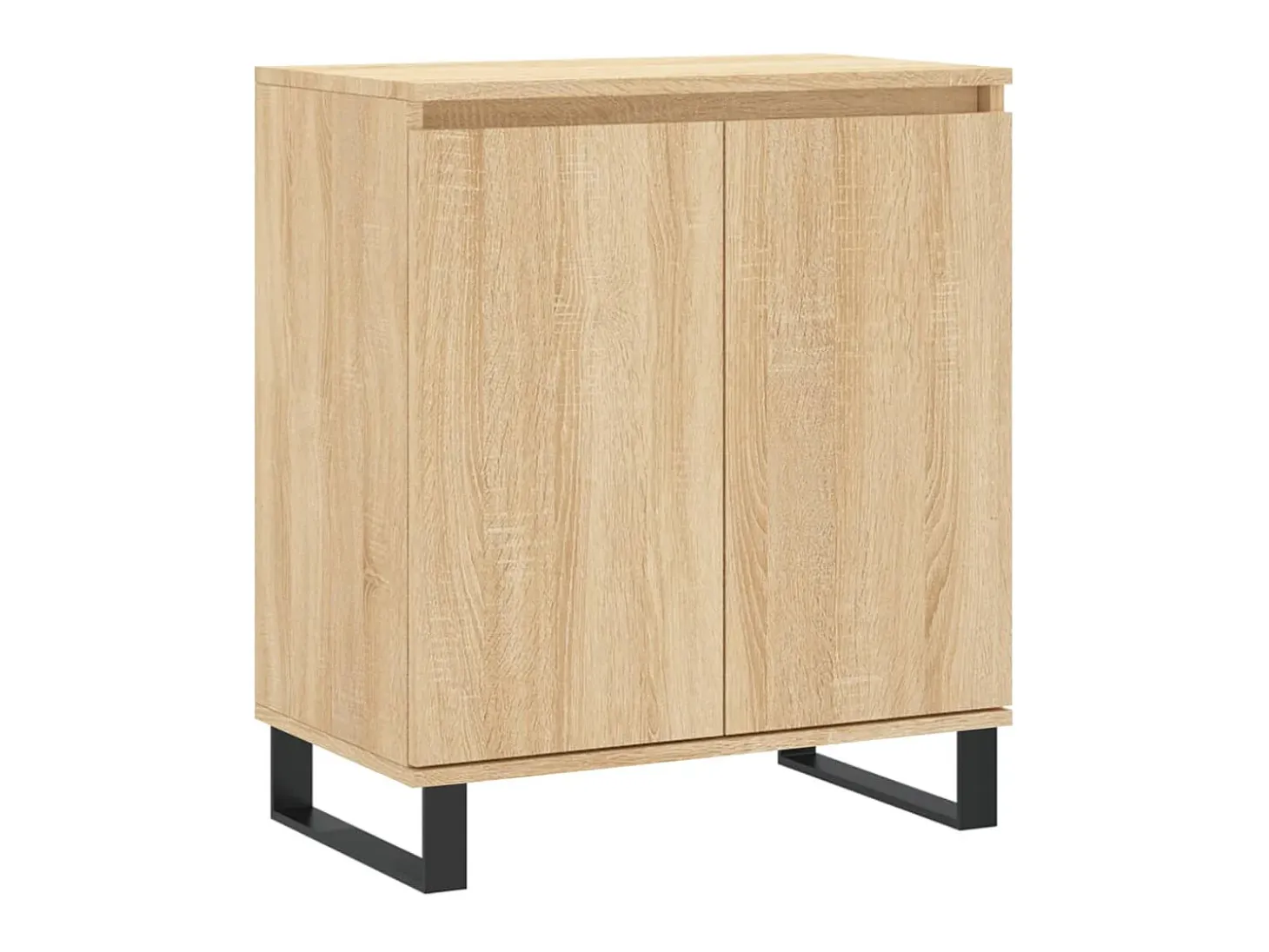 Aparador de madera contrachapada roble Sonoma 60x35x70 cm ES82476
