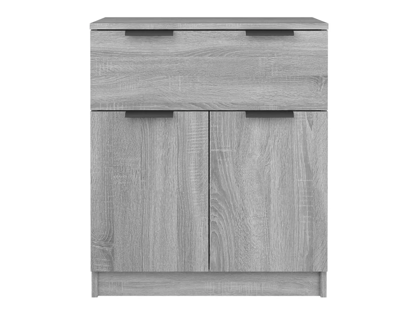Aparador de madera contrachapada gris Sonoma 60x30x70 cm ES78062