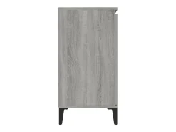 Aparador de madera contrachapada gris Sonoma 104x35x70 cm ES179574