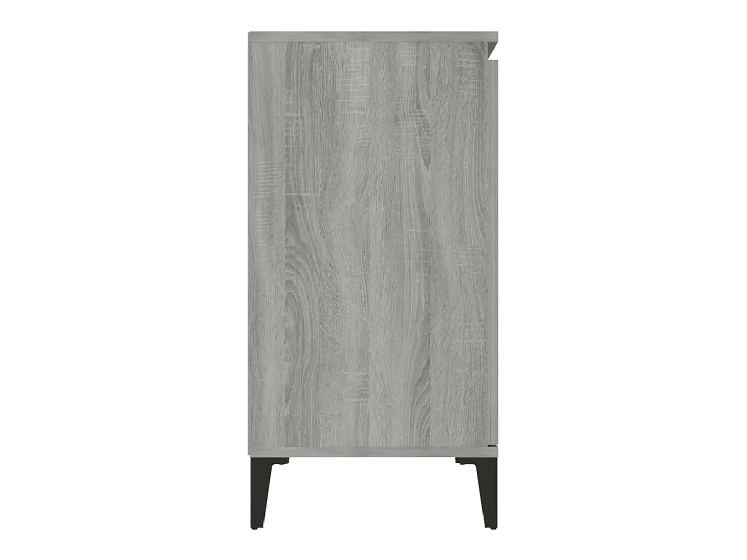 Aparador de madera contrachapada gris Sonoma 104x35x70 cm ES179574