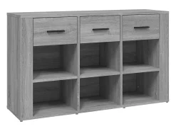 Aparador de madera contrachapada gris Sonoma 100x30x59,5 cm ES14146