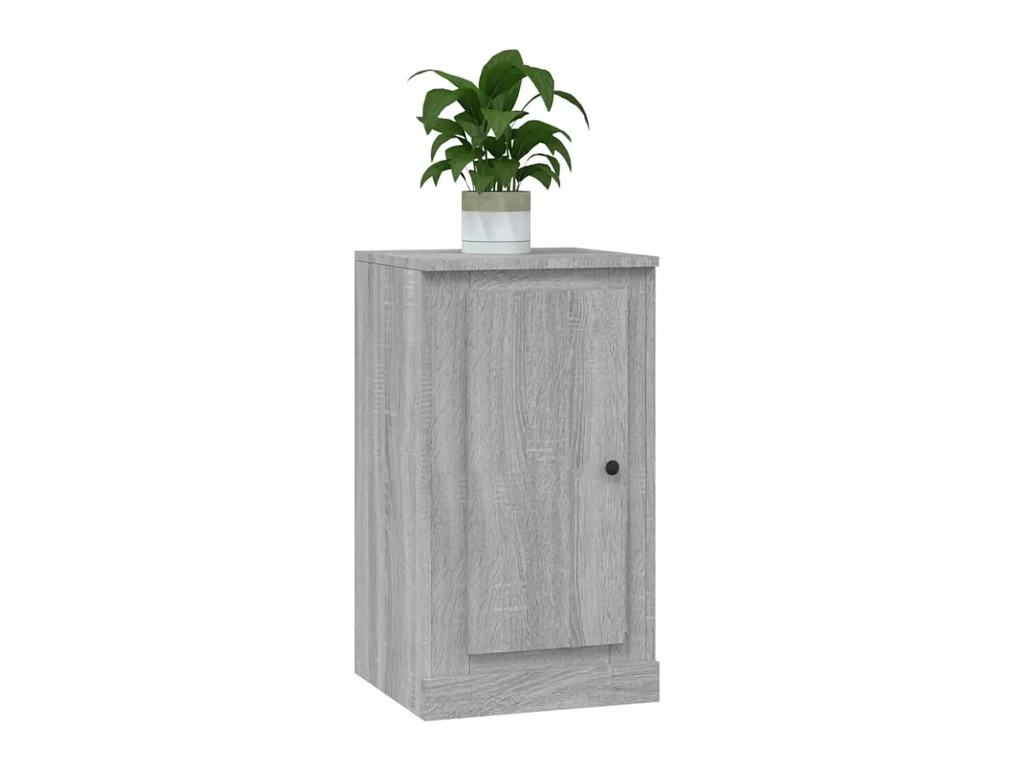 Aparador de madera contrachapada gris Sonoma 37,5x35,5x67,5 cm ES62178