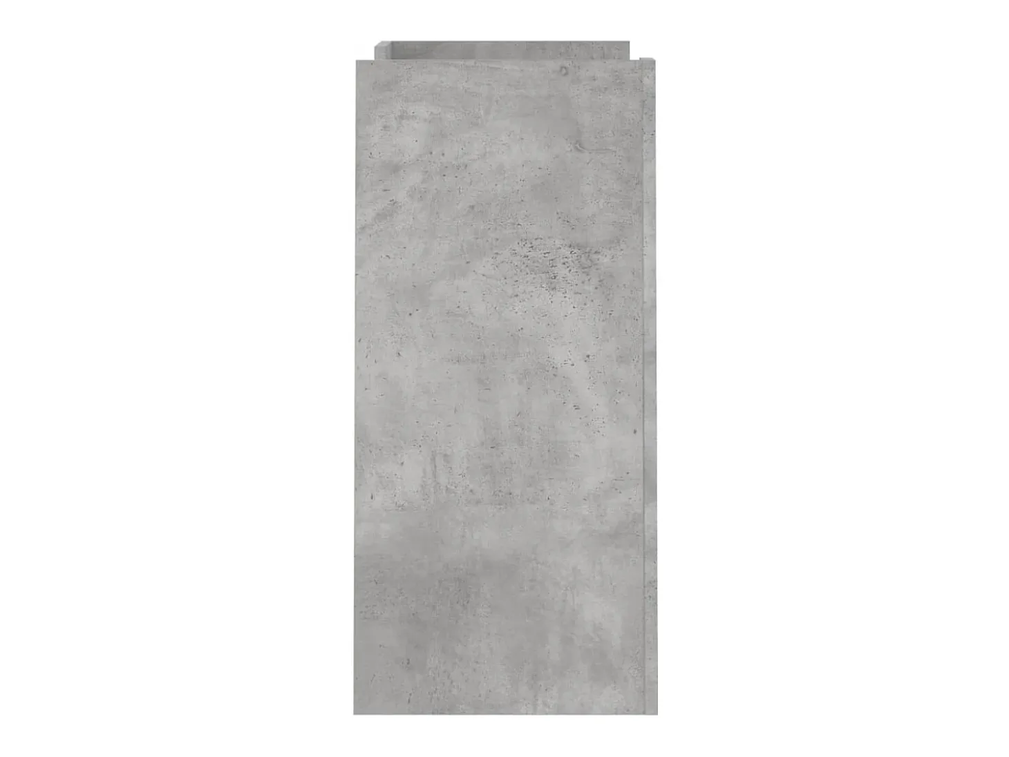 Aparador de madera contrachapada gris hormigón 73,5x35x75 cm
