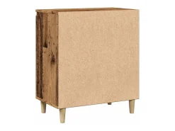 Aparador de madera contrachapada envejecida 60x35x70 cm