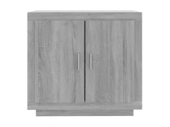 Aparador de madera contrachapada gris Sonoma 80x40x75 cm