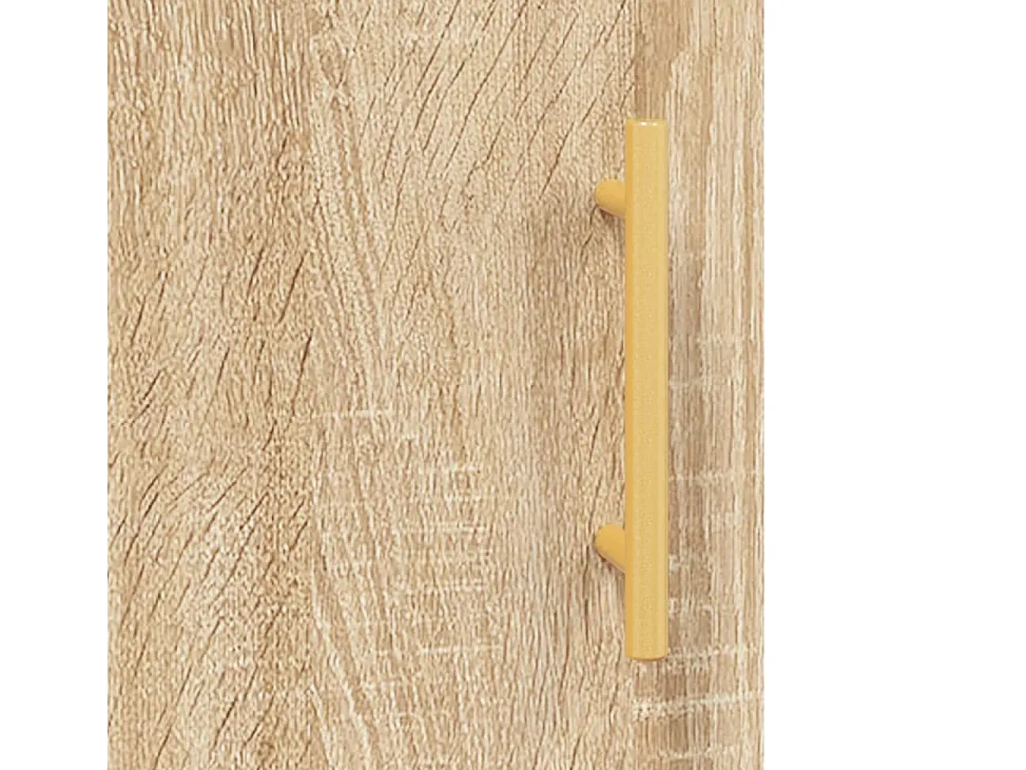 Aparador de madera contrachapada roble Sonoma 34,5x34x180 cm