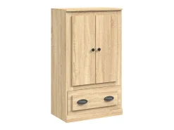 Aparador de madera contrachapada roble Sonoma 60x35,5x103,5 cm