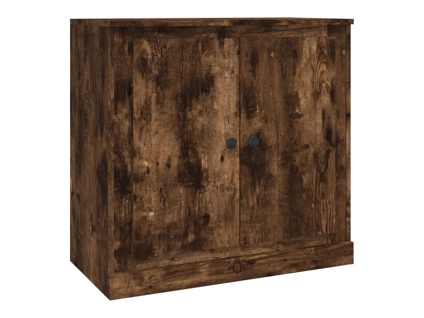 Aparador de madera contrachapada roble ahumado 70x35,5x67,5 cm