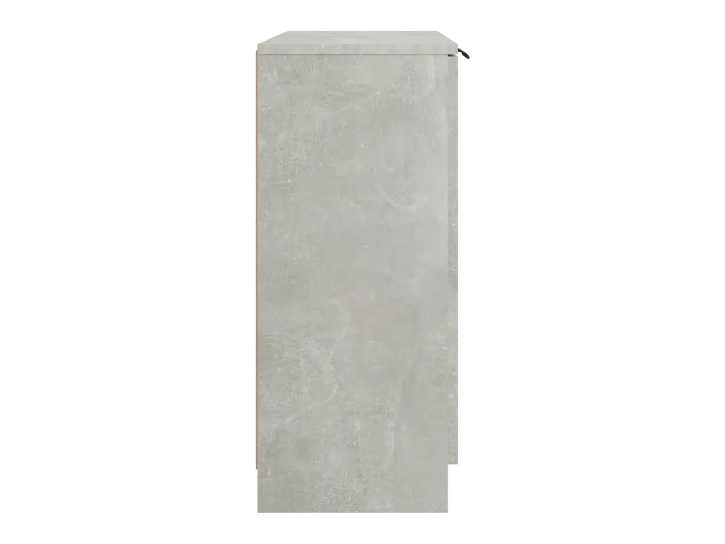 Aparador de madera contrachapada gris hormigón 60x30x70 cm ES28653