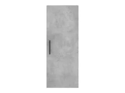 Aparador de madera contrachapada gris hormigón 34,5x34x180 cm