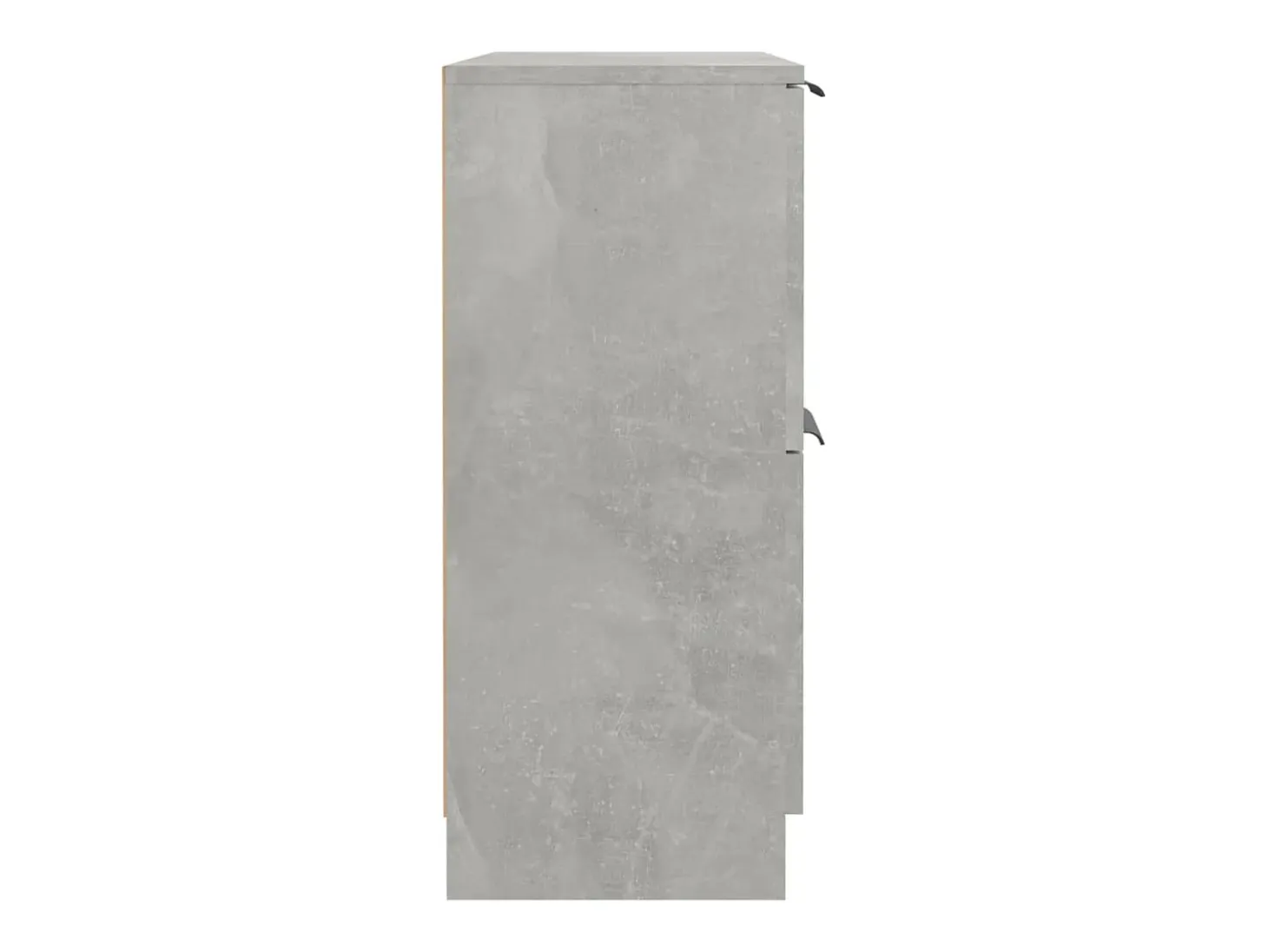 Aparador de madera contrachapada gris hormigón 60x30x70 cm