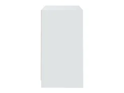 Aparador de madera contrachapada blanco 70x41x75 cm