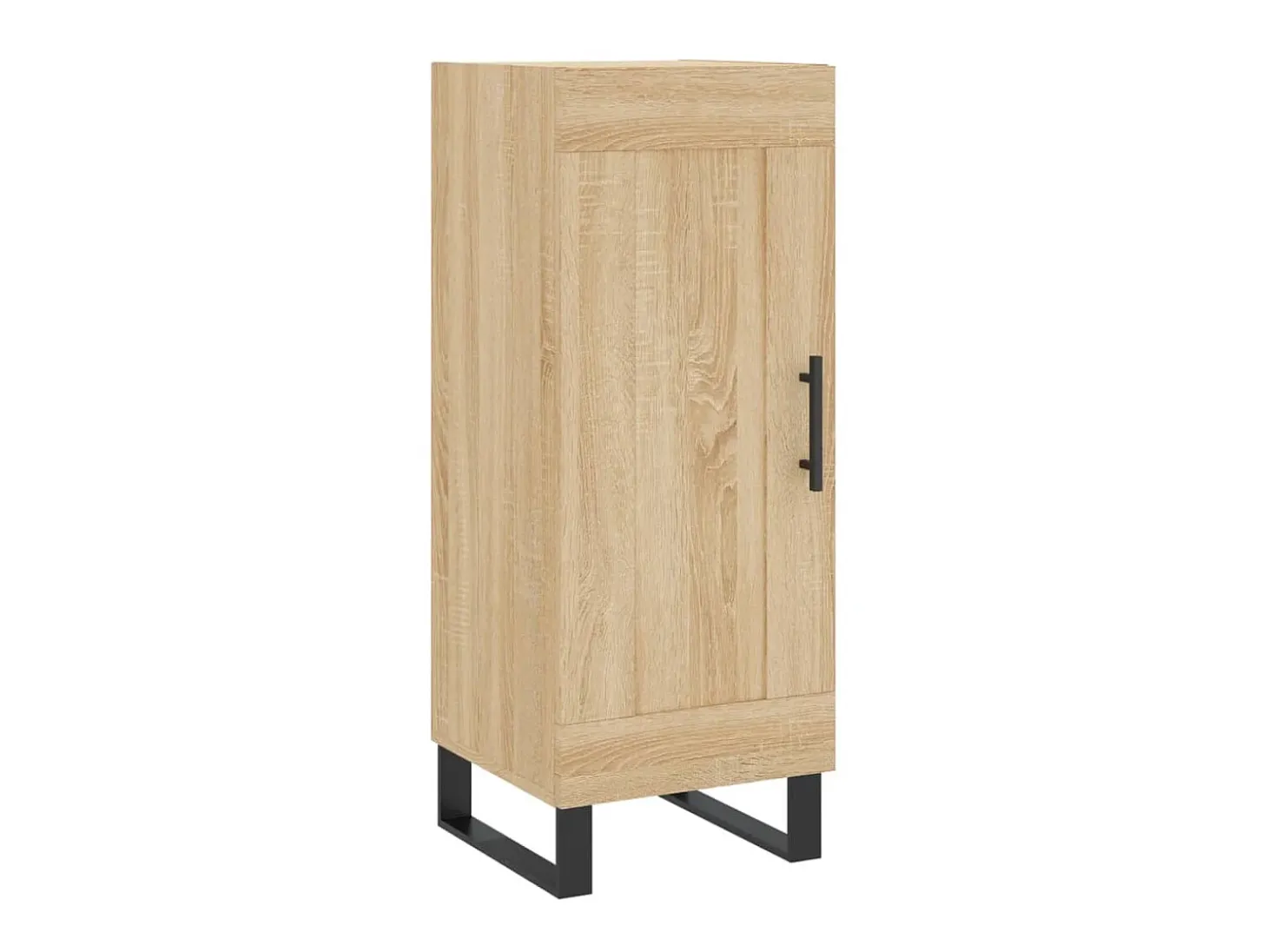 Aparador de madera contrachapada roble Sonoma 34,5x34x180 cm ES33806