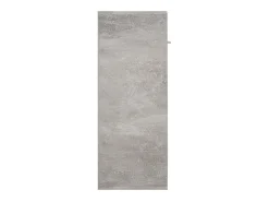 Aparador de madera contrachapada gris hormigón 60x30x75 cm