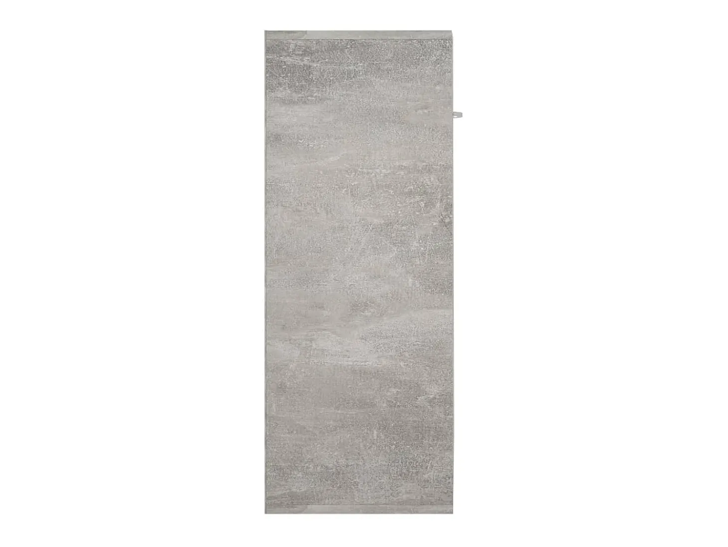 Aparador de madera contrachapada gris hormigón 60x30x75 cm