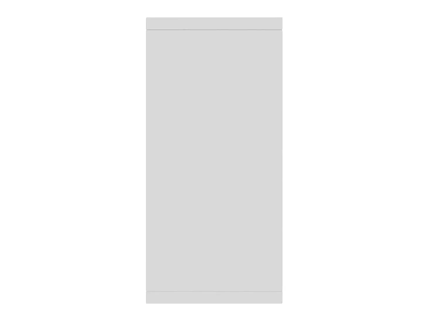 Aparador de madera contrachapada blanco 88x30x65 cm ES82315