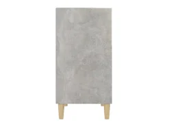 Aparador de madera contrachapada gris hormigón 57x35x70 cm ES24484