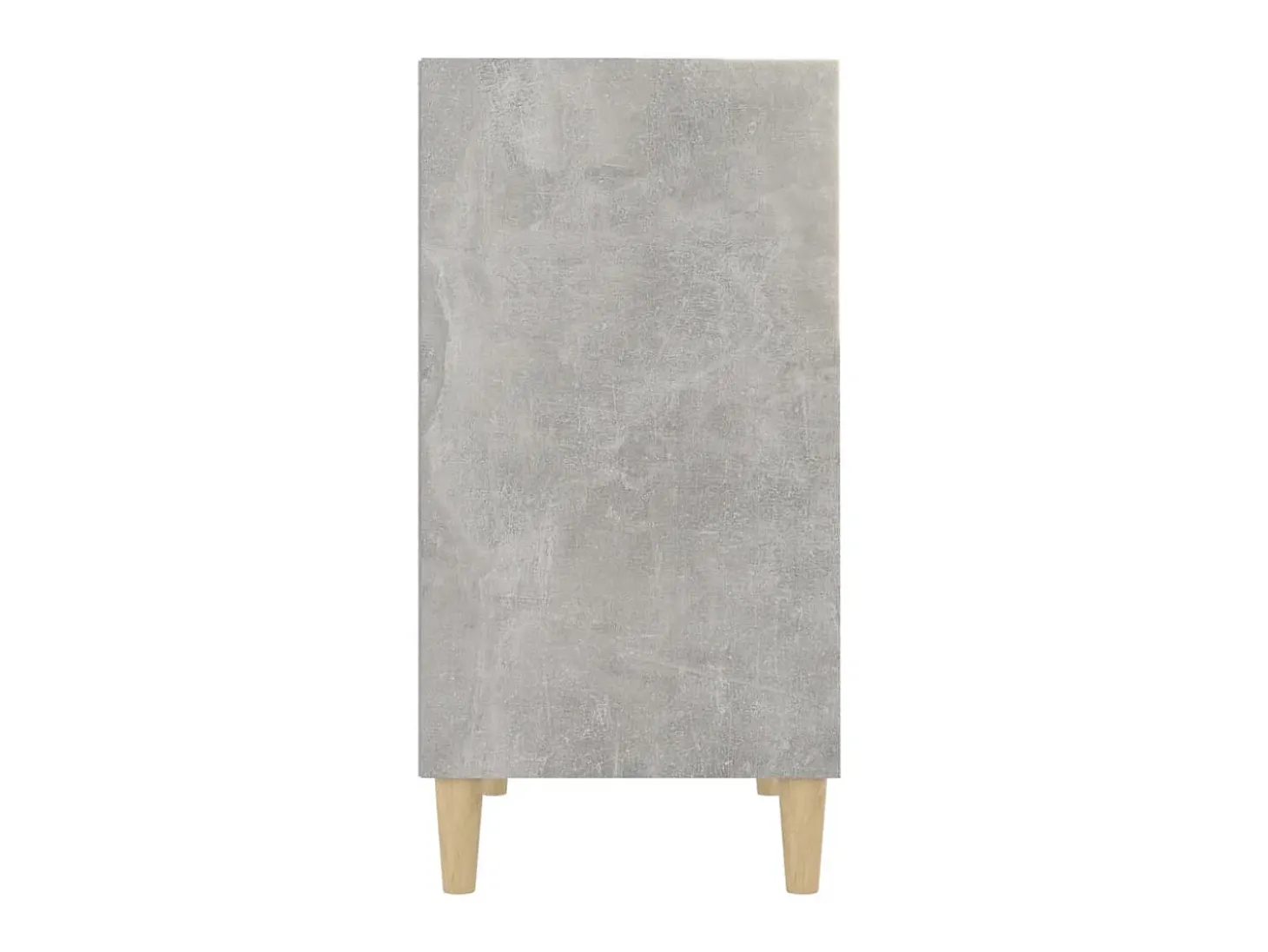 Aparador de madera contrachapada gris hormigón 57x35x70 cm ES24484