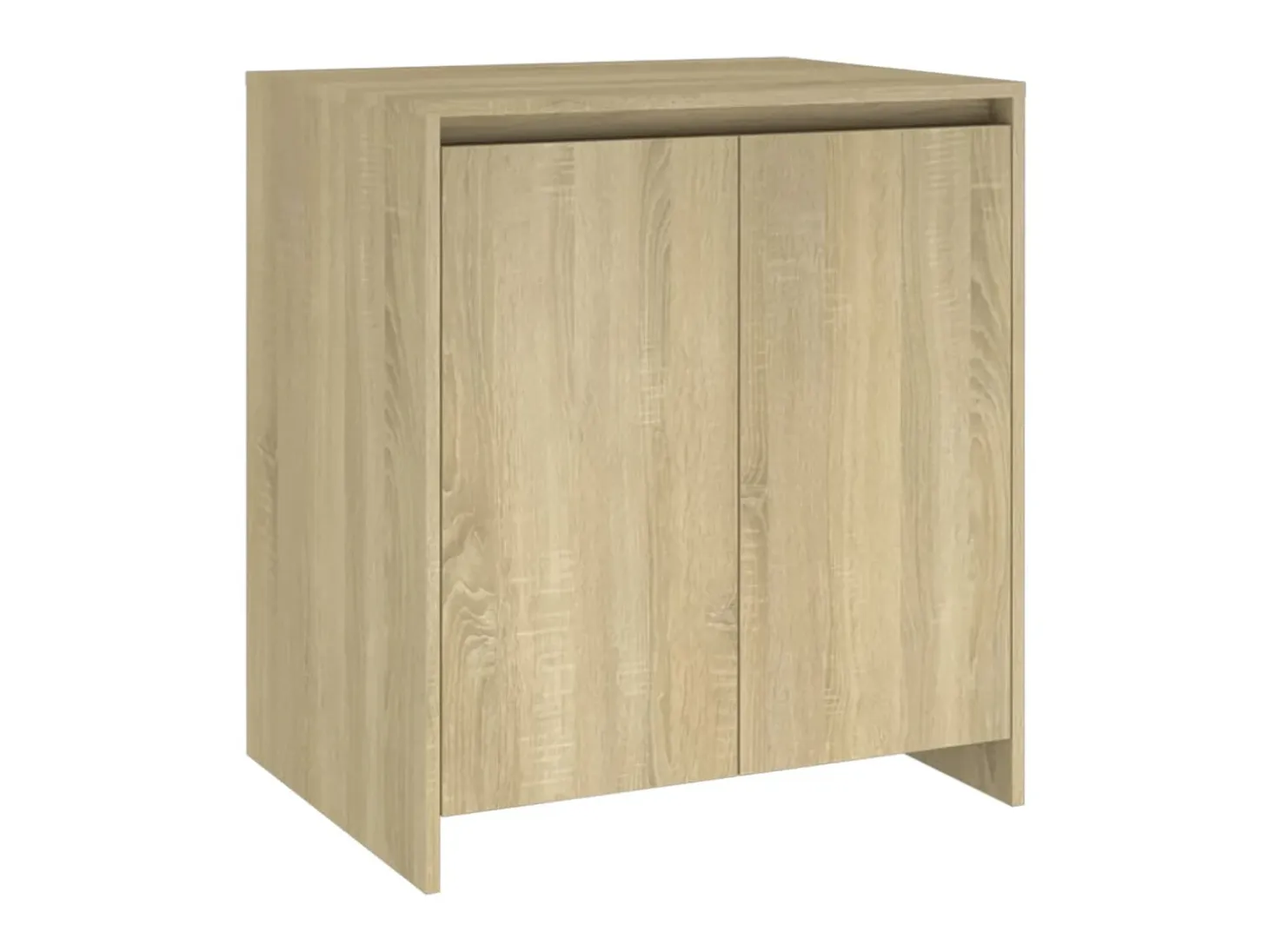 Aparador de madera contrachapada roble Sonoma 70x41x75 cm ES13685